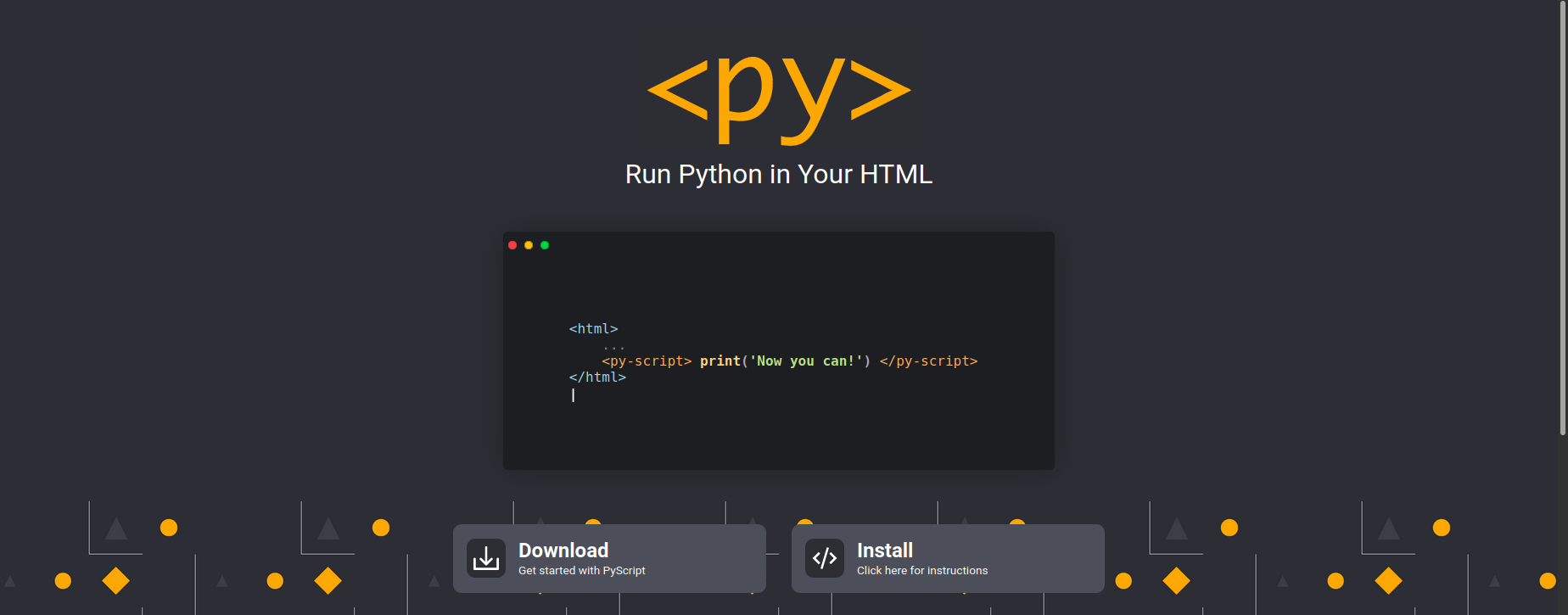 pyscript, escribe python en tu html, Pyscript es un framwork para trabajar con python en el html d la web
